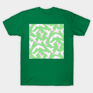 Green Riso Hummingbirds T-Shirt